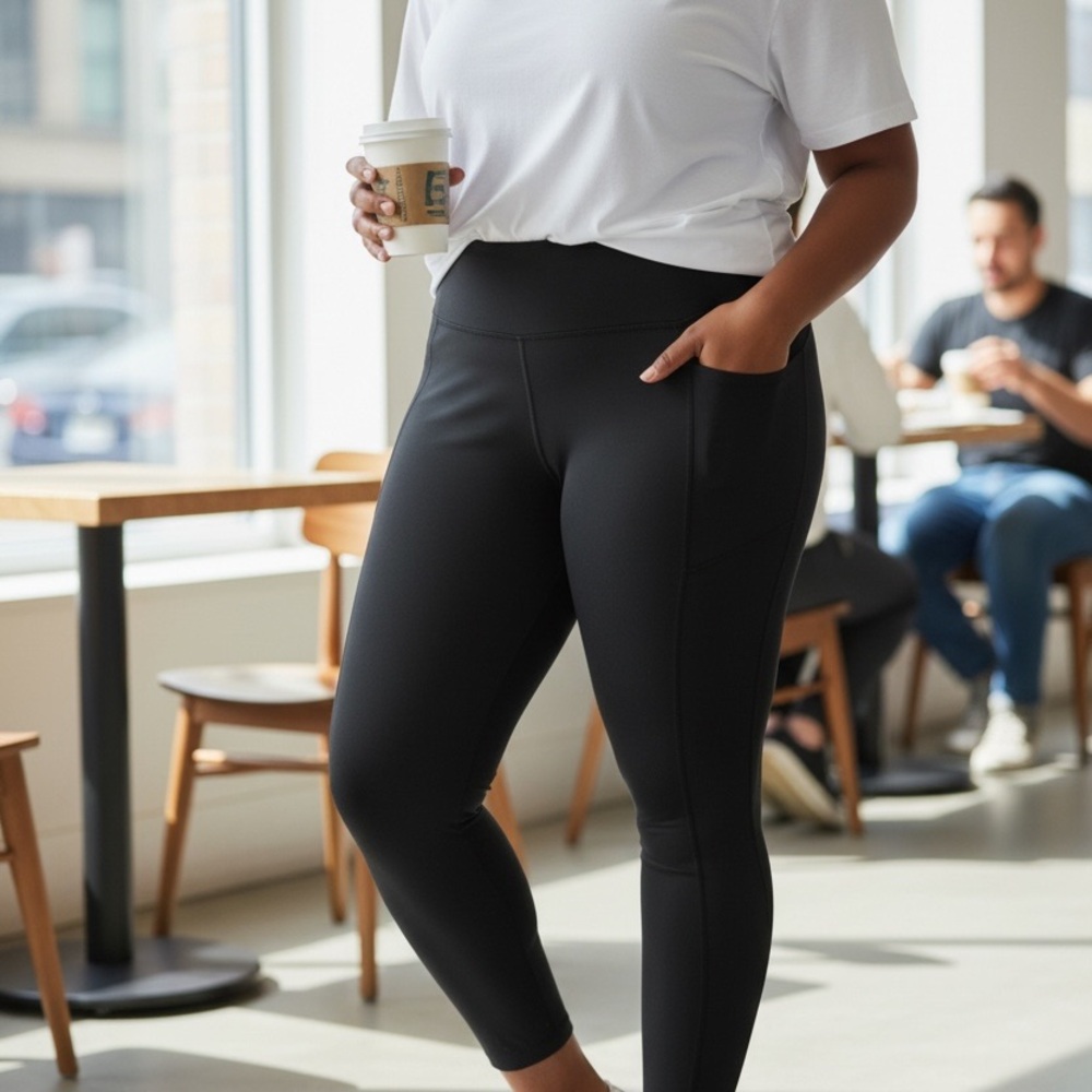Avia Women's Classic Black Leggings